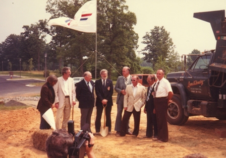 Groundbreaking ceremonies for the AMA Headquarters building in Reston Virginia, June 27, 1982. (Source: National Model Aviation Museum Archives, AMA Collection #0001.)
