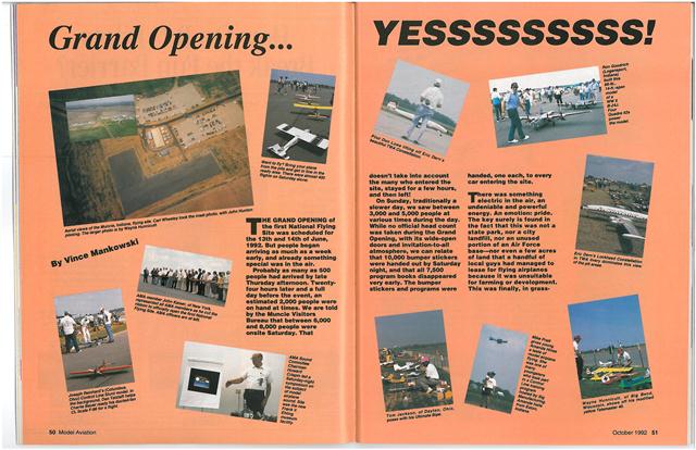 The article on the grand opening, sharing the happenings for members who couldn't attend.