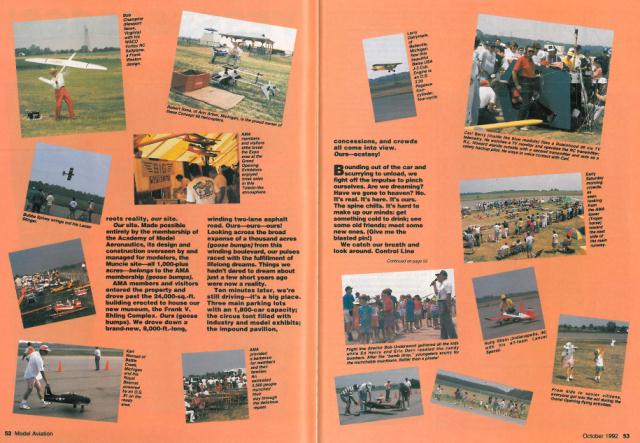 The article on the grand opening, sharing the happenings for members who couldn't attend.